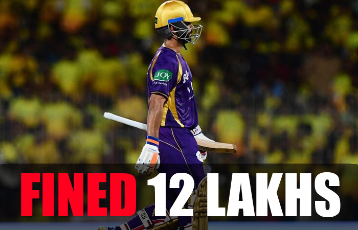 IPL 2026: Ajinkya Rahane Rs.12 lakh fine for KKR's slow over rate against CSK