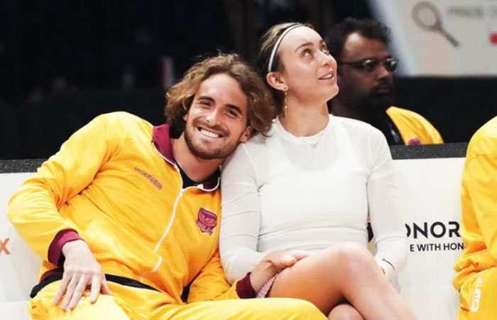 Stefanos Tsitsipas enjoying with Girlfriend Kristen Thoms Stefanos Tsitsipas enjoying with Girlfriend Kristen Thoms