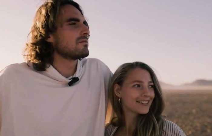 Stefanos Tsitsipas with Girlfriend Kristen Thoms Stefanos Tsitsipas with Girlfriend Kristen Thoms
