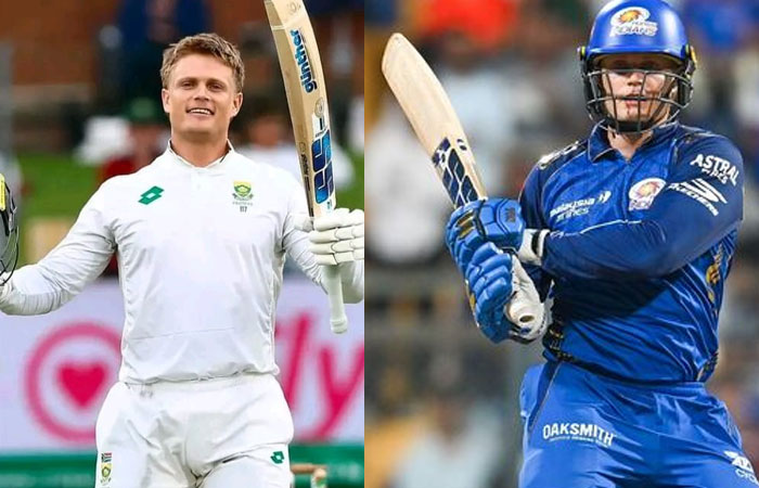 Ryan Rickelton Cricketer batting carrier